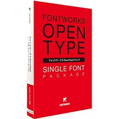 글꼴 작업 글꼴 웍스 OpenType 글꼴 로댕 Pro-UB for Mac, 단일옵션