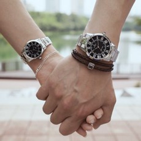 탠디 TANDY 클래식 커플 메탈 손목시계 T-3714 블랙 남녀 택1(탠디 쇼핑백 증정)