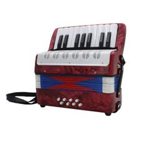 FWT IRIN 17 키 8베이스 피아노 아코디언 악기 성능 레드