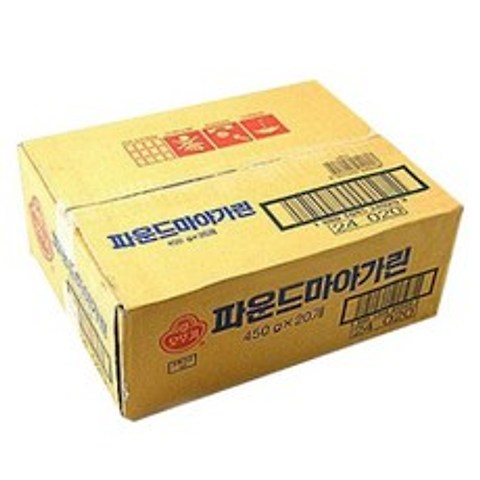 오뚜기 마가린(마아가린)450g x 20개 1박스, 1box