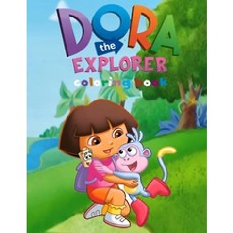 (영문도서) dora the explorer coloring book: great coloring book for kids with high quality illustrations puzzl... Paperback, Independently Published, English, 9798713005795