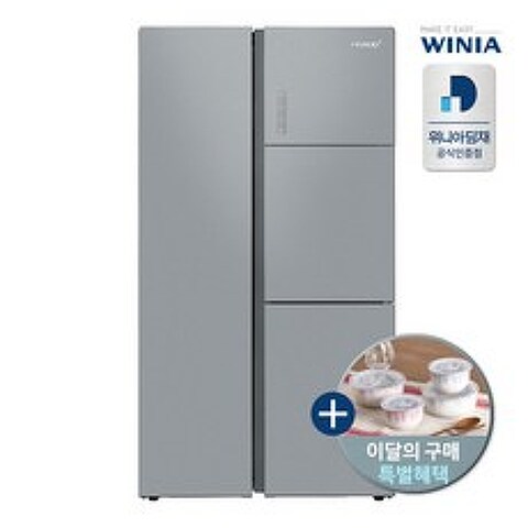 [위니아] [이달의혜택] 딤채 프라우드 분리보관형 냉장고 ERK839EJSS (834리터/, 사은선택:ERK839EJSS