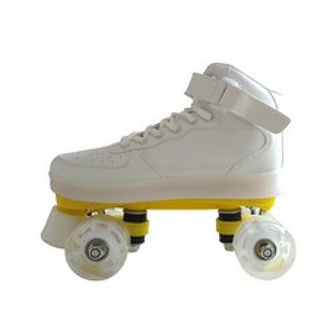 댄싱 롤러스케이트 LED 네바퀴 예쁜롤러스케이트 에어포스 B02918, 화이트 풀 플래시 (신발가방)_41