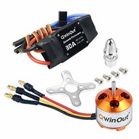 QWinOut A2212 1000KV Brushless Motor 13T + 2-4S 30A RC Brushles/94819