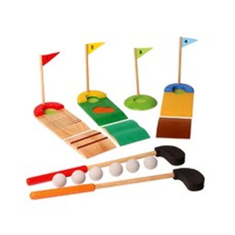 유아 어린이 골프 연습 놀이 원목 장난감 세트 선물, 필수선택옵션
