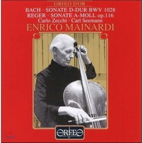 Enrico Mainardi 바흐 / 레거: 피아노와 첼로를 위한 소나타 - 엔리코 마이나르디 (J.S. Bach / Max Reger: Sonata for...
