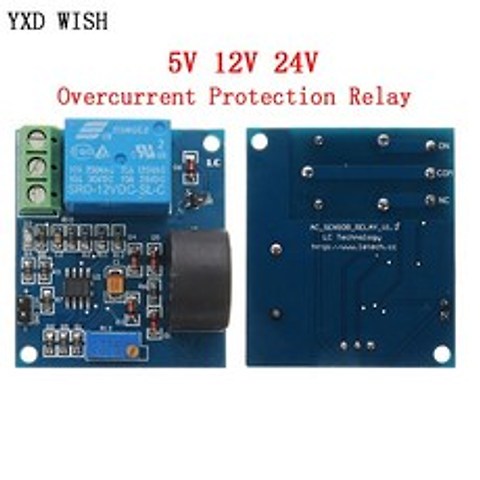5A 5V 과전류 보호 릴레이 모듈 AC 전류 감지 센서 모듈 arduino 12V 24V 릴레이 용 5V 12V 감지 센서|릴레이|, 단일(A2), 1개(A2), 24V(A2)