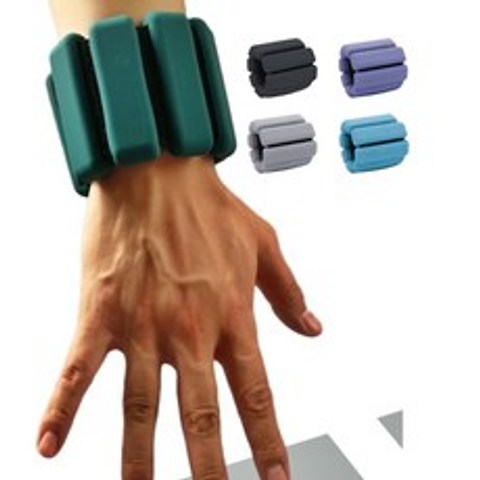 팔목 발목 손목 모래주머니 실리콘 중량밴드 근력운동, 500g(한쌍합계), 블랙