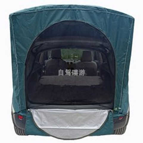 차박 텐트 도킹 카쉘터 카텐트 차량용 차박용 텐트 카크닉 스타렉스 싼타페 쏘렌토 카니발, 짙은 녹색