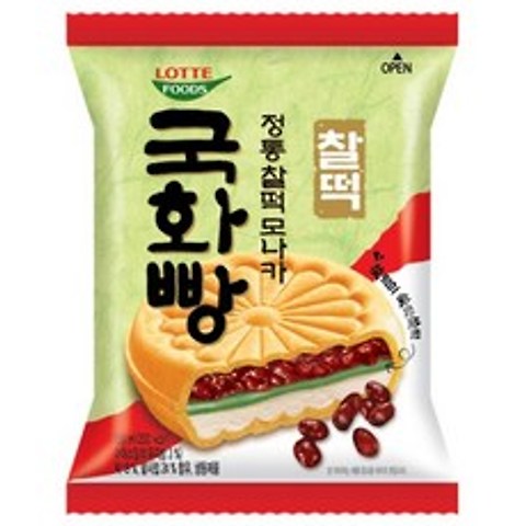 롯데푸드 국화빵 쑥찰떡 오리지널 24개 (1박스) 아이스크림, 1box, 150ml