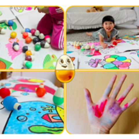 집에서 하는 재미있는 유아 아기 오감 물감 미술 놀이 - 아이랑 아이와 창의력 키우기 놀아주기, 그림책_컬러풀씽크