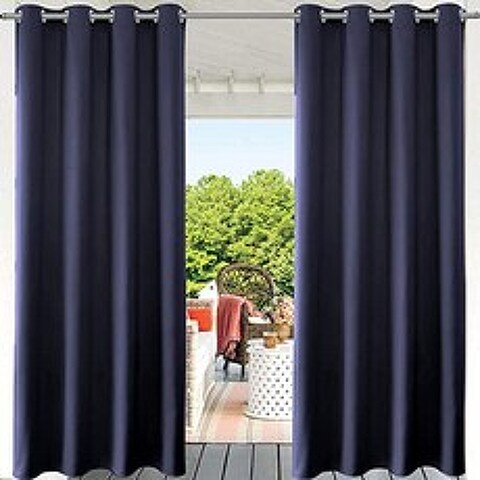 Privive Patio Privacy Outdoor Curtains - Water insecticide Rusty anti-ra (52