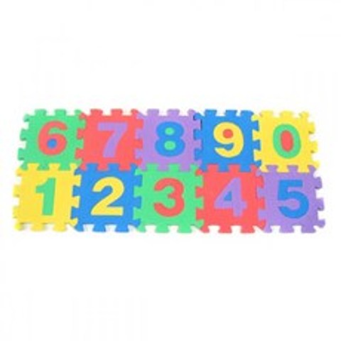 10p 퍼즐 숫자 매트 / 층간소음방지매트