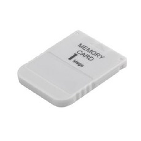 PS1 메모리 카드 1 메가 메모리 카드 플레이 스테이션 1 1 PS1 PSX 게임 유용한 실용적인 화이트 1 M 1MB [game], 미국, 하얀