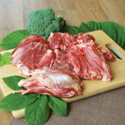 [염소마루] 호주청정 염소고기 정육/살코기 (부위별선택가능- 앞다리살 갈비살 뒷다리살) 1kg Halal food Goat meat, 프라임염소 뒷다리 정육 -1kg, (솔루션 증정)