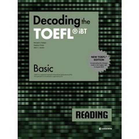 Decoding the TOEFL iBT Reading Basic(New TOEFL Edition), 다락원