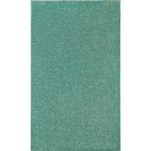 밝은 집 솔리드 컬러 사용자 정의 크기 주행 지역 카펫 이야기 4x 44  (4 x 44 Teal), 4 x 44, Teal, 4 x 44, Teal