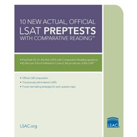 10 New Actual Official LSAT Preptests with Comparative Reading, Law School Admission Council