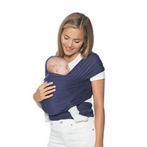 Ergobaby Aura Baby Wrap Carrier Newborn 25 pounds (0-36 months) Indigo (Indigo)