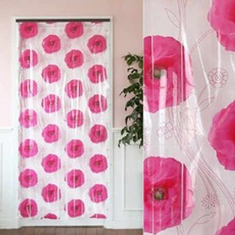한일 꽃무늬 핑크 (대 92x220cm) 고급 파리문발