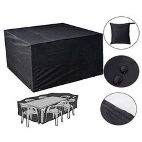 IFTEK 야외 방수 테이블보 테이블덮개 커버 보관, 방수테이블보 소형