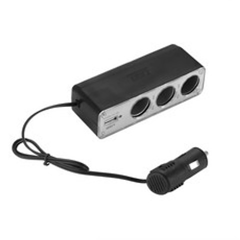 powerstro 1 대 3 자동차 충전기 담배 라이터 스플리터 허브 소켓(USB DC 1224V 자동 전원 어댑터 포함)|AC/DC, 01 Universal