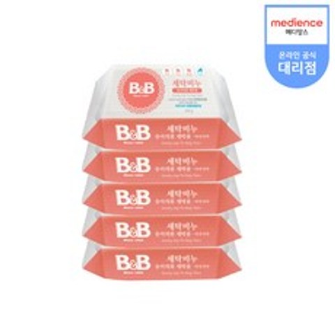 비앤비 세탁비누 유아의류세탁용 아카시아 X5개, 1개