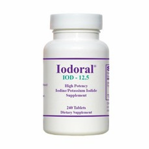 Optimox Iodoral IOD 12.5 Iodine 옵티모스 이오도랄 12.5 아이오딘 요오드 240정 1병, 1개, 1개