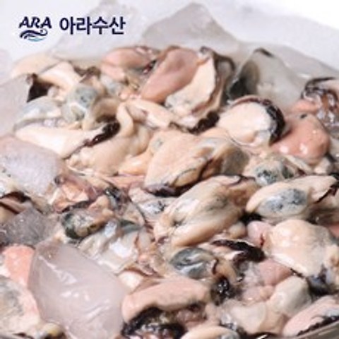 [아라수산] 국내산 홍합살 1kg, 1박스