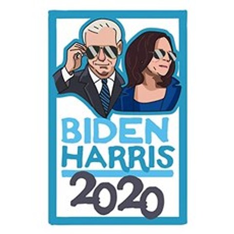 Biden Harris 2020 재미있는 민주당 대통령 선거 캠페인 대통령 음영을위한 (Biden Harris 2020 Shades 13866 Poster 24x36 in.), 본상품, 본상품