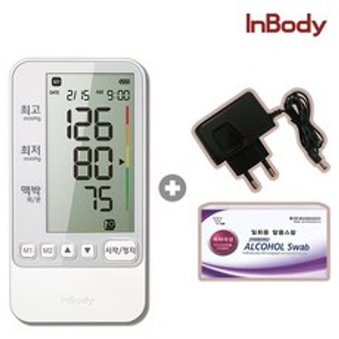 인바디 가정용 혈압측정기 BP170 (아답타+소독솜100매 증정) 자동 전자 혈압계, 단품