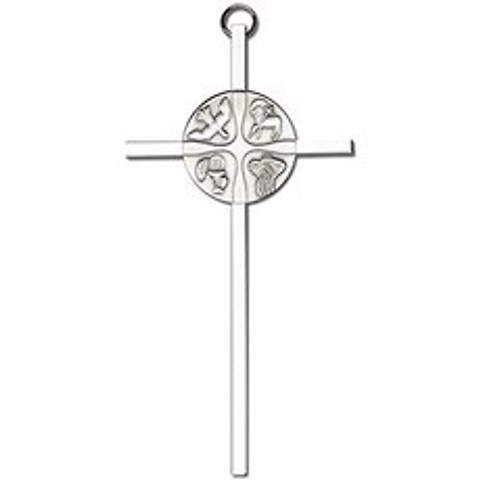 Diamondjewelryny 6 inch antique christian life on polished finish cross, 본상품