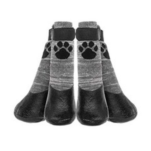 [미국] 703829 KOOLTAIL Anti Slip Dog Socks - Outdoor Dog Boots Waterproof Dog Shoes Paw Protector with, Extra-large