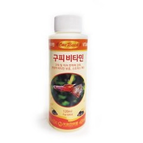 반다다아쿠아 원터치 구피비타민 25ml, 1개