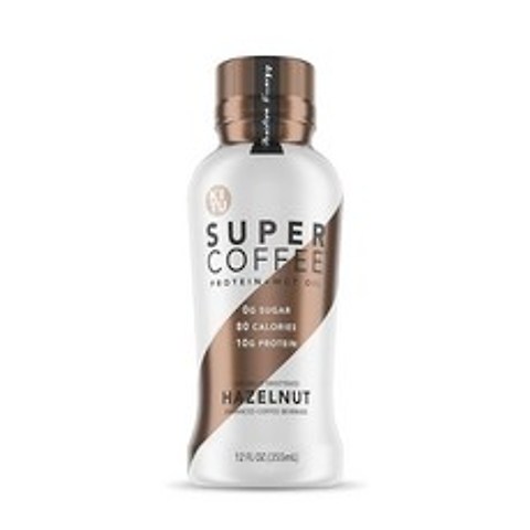 키투 슈퍼 커피 프로틴 + MCT 오일 355ml 글루텐 프리 무설탕 단백질 10g, 스위튼드 헤이즐넛(Sweetened Hazelnut), 1개