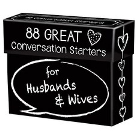 88 남편과 아내를위한 훌륭한 대화 - 결혼 한 커플 로맨틱 카드 - 기독교 게임 통신 결혼 도움 엔터테인먼트 기념일 또는 부부 결혼 선물, 본상품