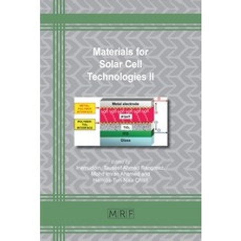 Materials for Solar Cell Technologies II Paperback, Materials Research Forum LLC, English, 9781644901403