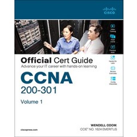 (영문도서) CCNA 200-301 Official Cert Guide Volume 1 Hardcover, Cisco Press