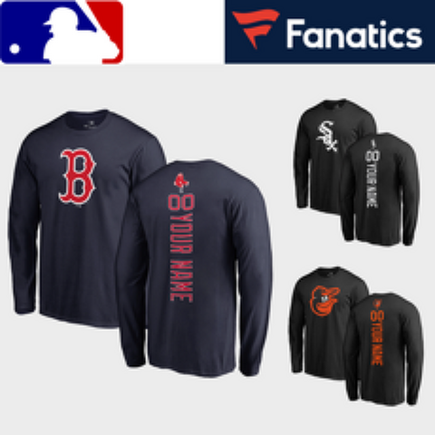 [미국정품] 파나틱스 MLB 긴팔 티셔츠 이름넘버기입