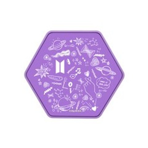 BTS 방탄소년단 정품 손거울, BTS 디엔에이 퍼플 손거울