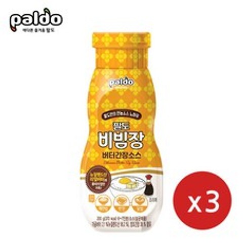 [팔도] 비빔장 버터간장맛200gX3개, 200g, 3개