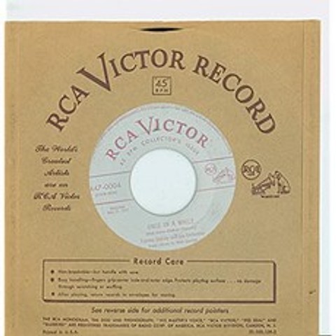 잠시 동안 조용하지 않아야합니다 - 토미 도세이 (Tommy Dorsey)와 그의 오케스트라 (RCA Gold Standard Records 1955) 우수 (10 개 중 5 개) - 빈티지 45 rpm 비닐 레코드, 본상품