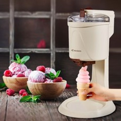 가정용 소프트아이스크림메이커 아이스크림 기계 우유아이스크림만들기 10분 초간단 완성