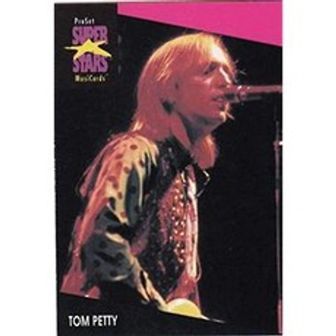1991 Professional Superstars Moyards Nonsport # 218 Tom Petty 공식 크기 표준 크기 표준 크기 무역 카드 음악 기록의 가장 큰 슈퍼 스타 중 일부, 본상품, 본상품