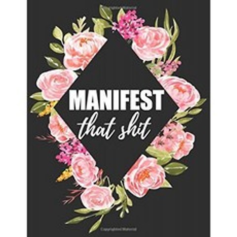 Manifest That Shit : Vision Board Journal Law Of Attraction Journal Positive Affirmations Journa, 단일옵션