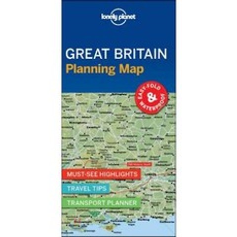 Lonely Planet Great Britain Planning Map, 9781786579058, Lonely Planet Publications ...
