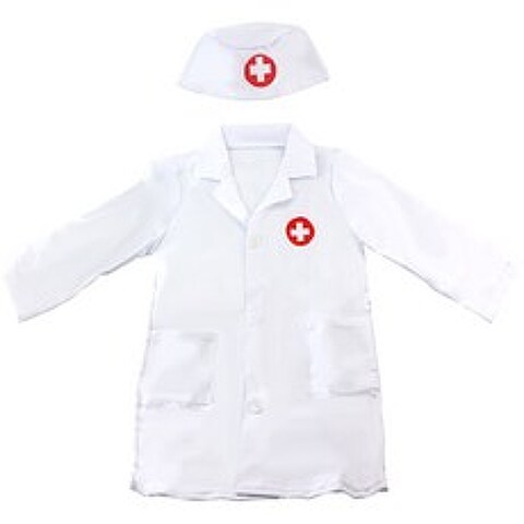 역할놀이 뉴 의사 가운 6181-8A/의사 간호사 유니폼 가운