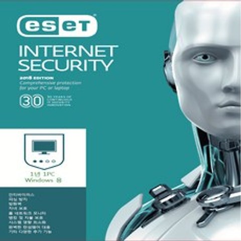 ESET 이셋 Internet Security 1년 1PC, 1개
