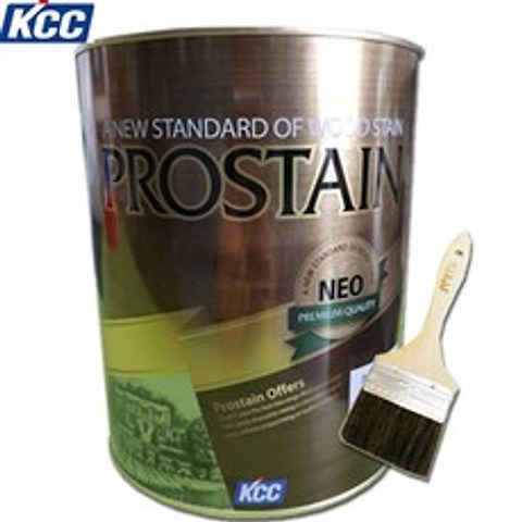 KCC 프로스테인 네오 3.6L 오일스테인 목재보호 발수 방충, PC100(투명)