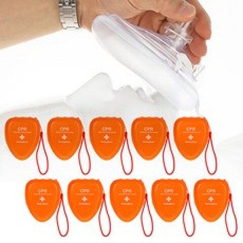 CPR 보급형 포켓 마스크 10개 묶음상품, 10개 1세트